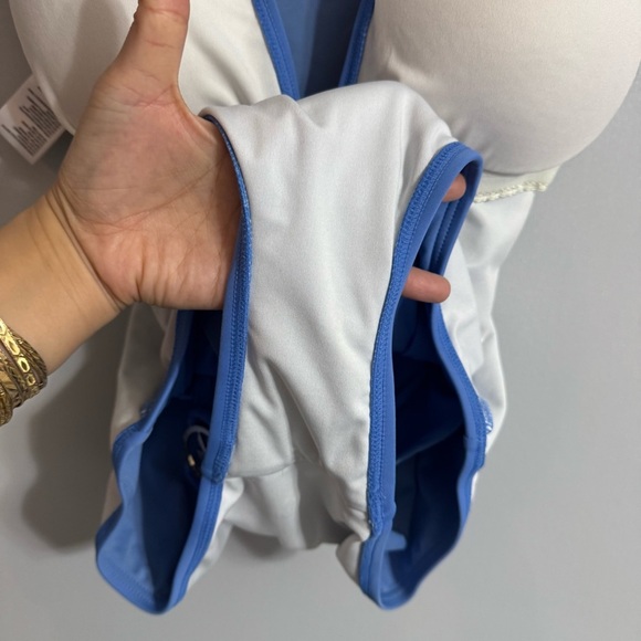 Michael Michael Kors Blue One-Piece Swimsuit Size 8 - Picture 15 of 16